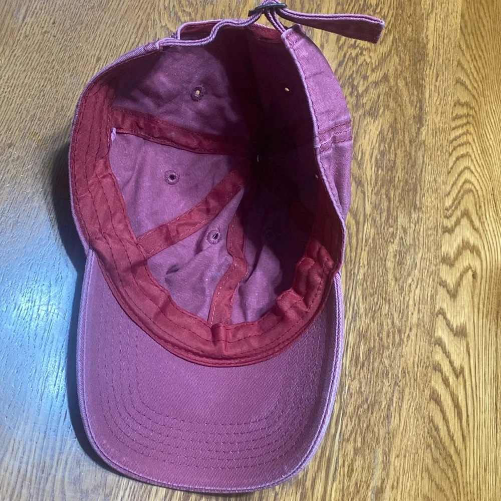 Mama bear mauve & white adjustable ball cap hat